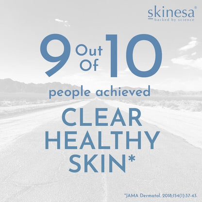 9 out of 10 achieved clear healthy skin